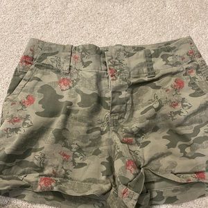 Maurice’s camo print shorts